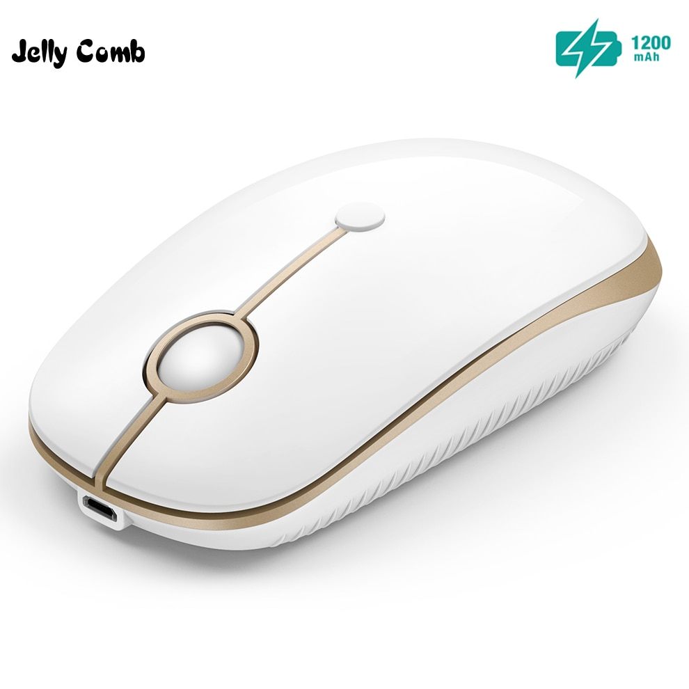 Foto 2 pulgar | Ratón Inalámbrico Recargable Jelly Comb Notebook 1600 Dpi - Venta Internacional.