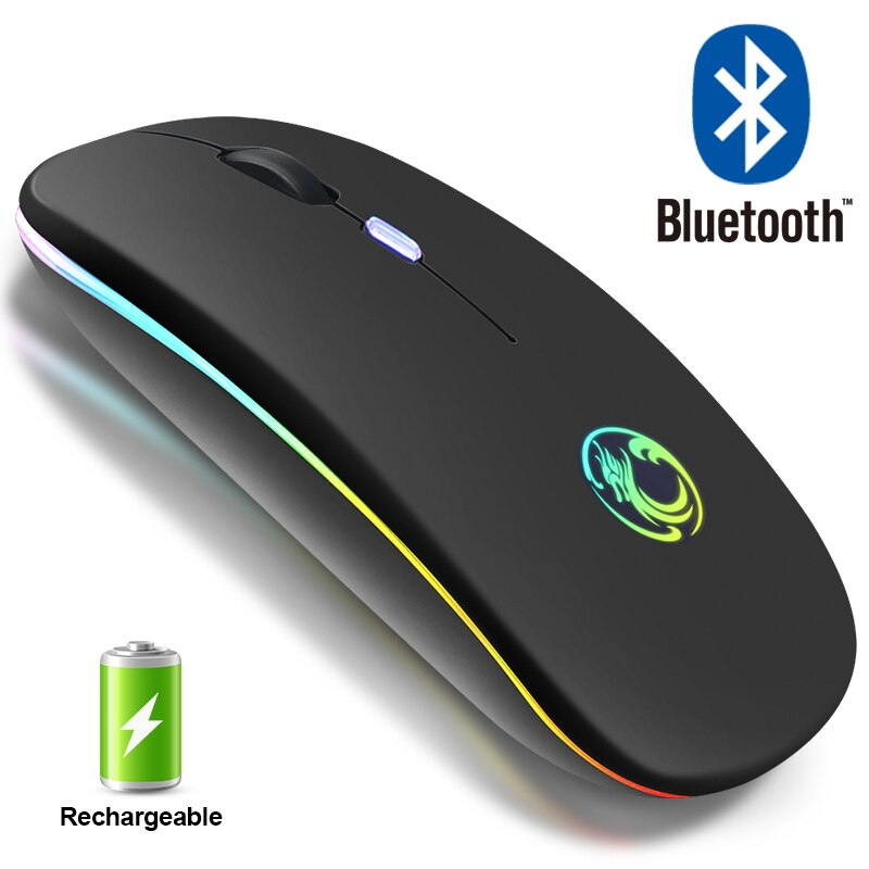 Ratón Inalámbrico Bluetooth Ratón Rgb Recargable - Venta Internacional.