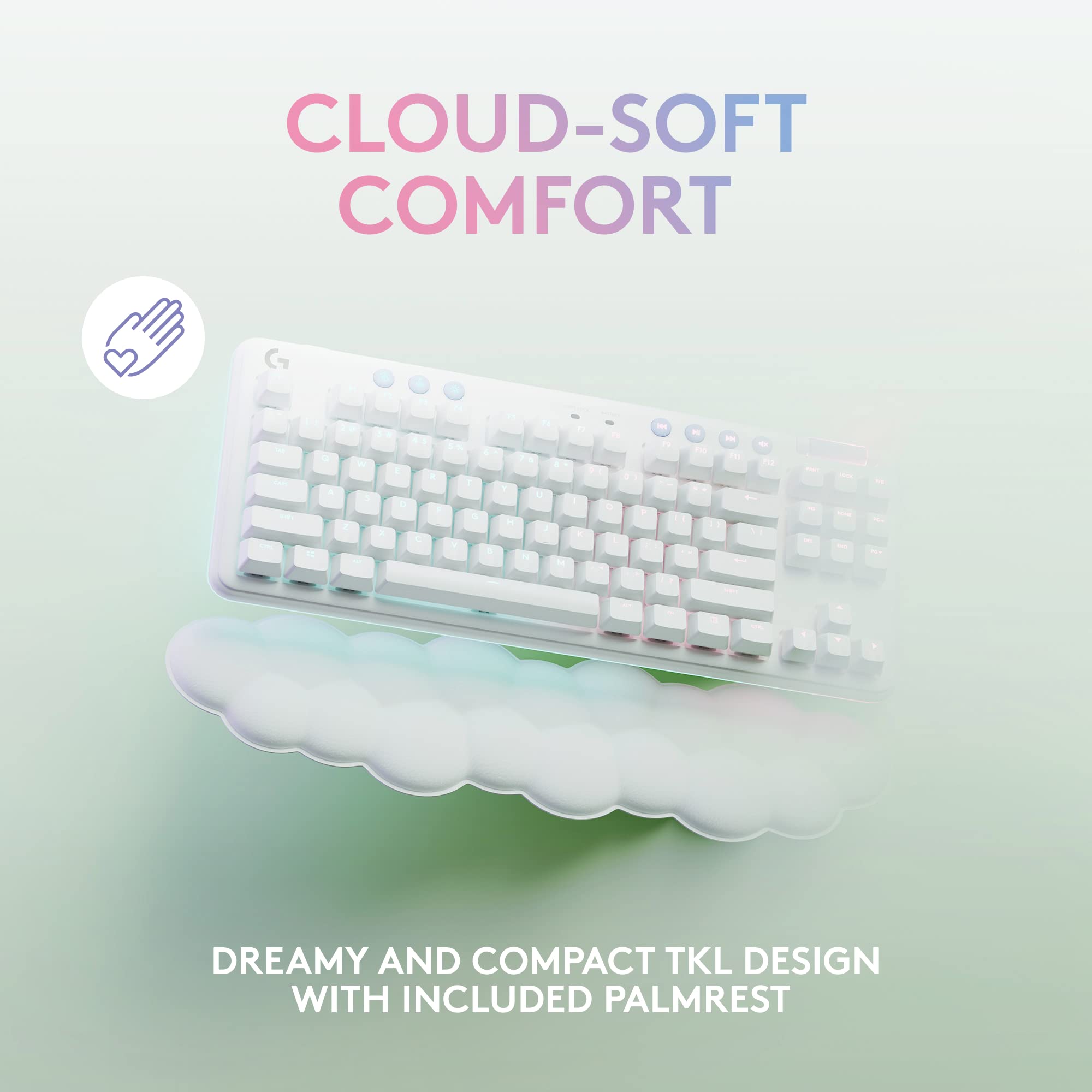 Foto 3 pulgar | Gaming Combo Logitech G G715 - Teclado Táctil Y Ratón G705, Color Blanco - Venta Internacional.
