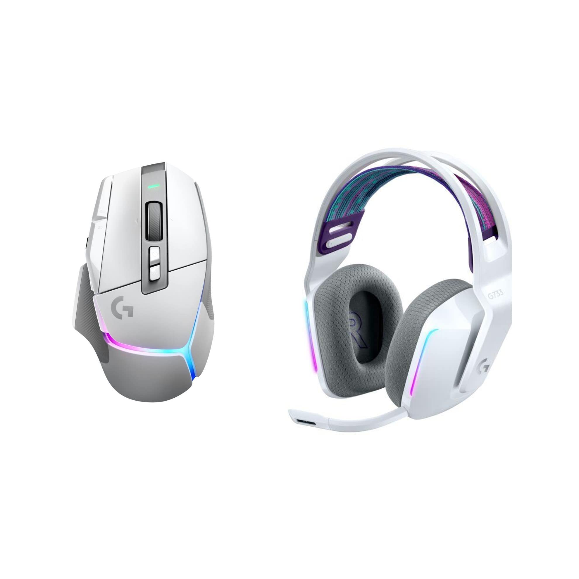 Paquete De Ratón Logitech G502 X Plus Lightspeed Y Auriculares G733 - Venta Internacional.