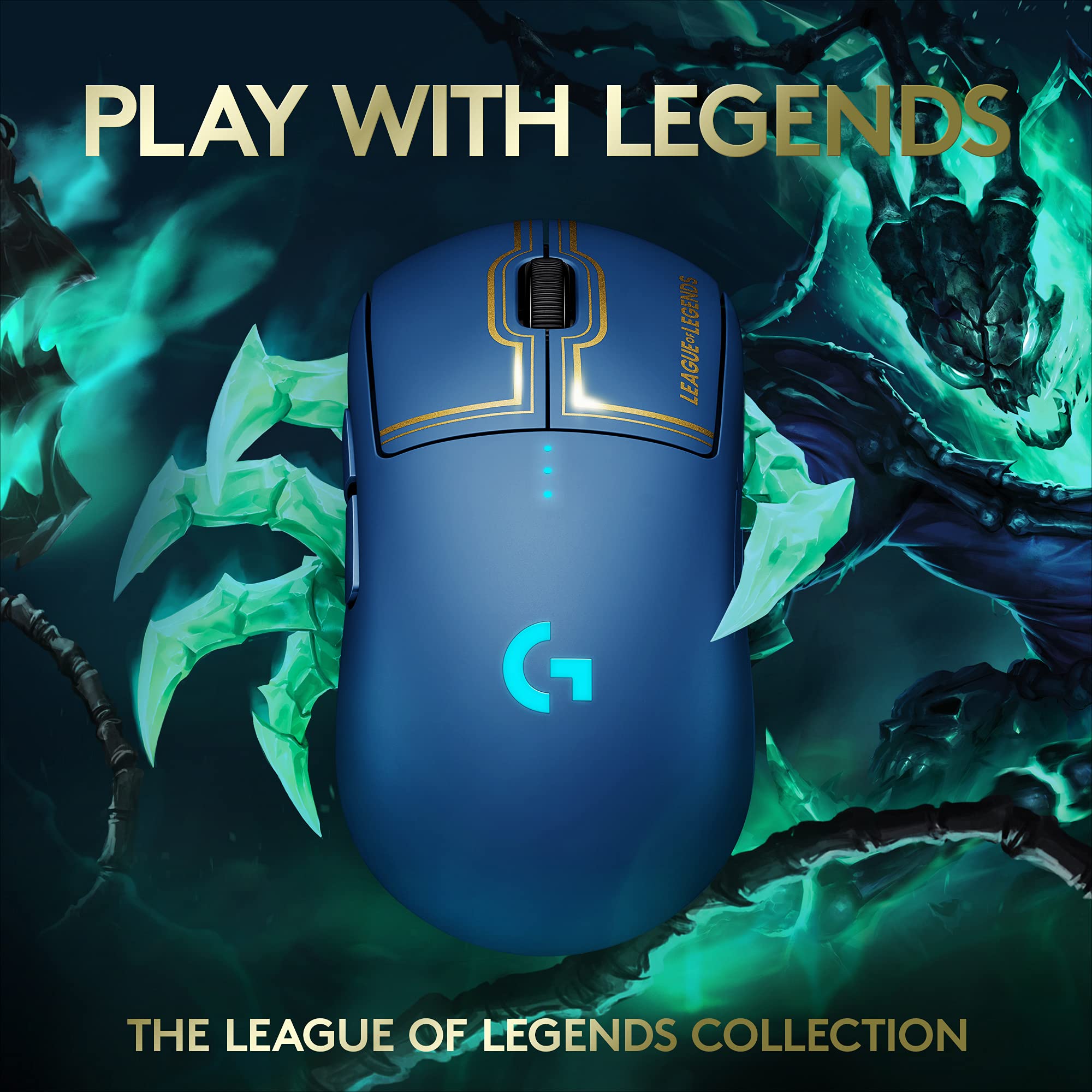 Foto 3 | Ratón Para Juegos Logitech G Pro Wireless League Of Legends Ed. - Venta Internacional.