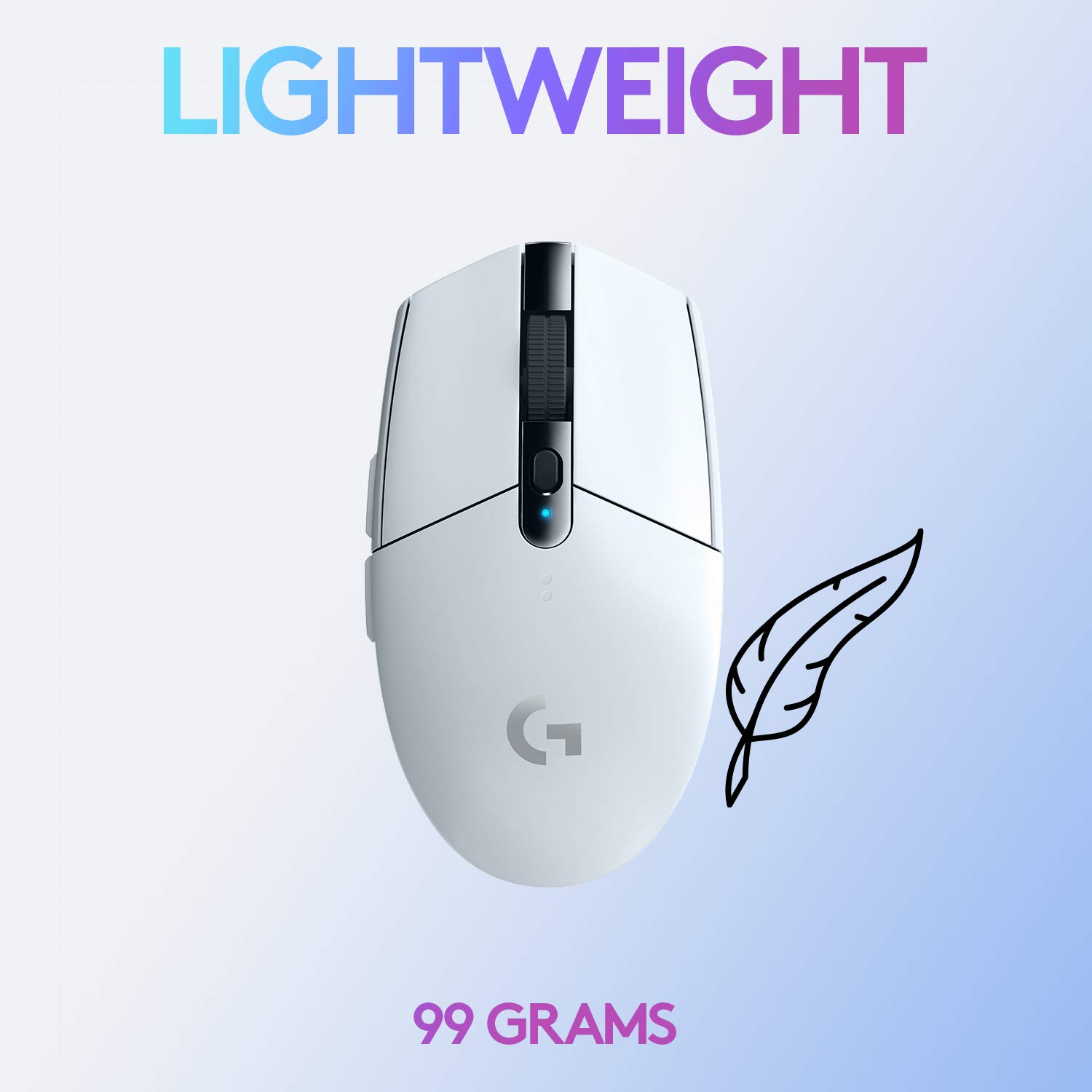 Foto 5 | Ratón Inalámbrico Para Juegos Logitech G305 Lightspeed Blanco - Venta Internacional.