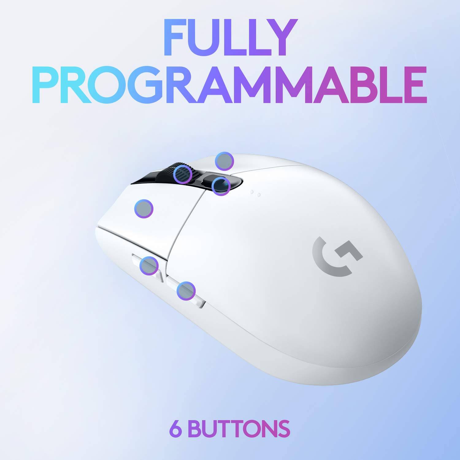 Foto 6 | Ratón Inalámbrico Para Juegos Logitech G305 Lightspeed Blanco - Venta Internacional.