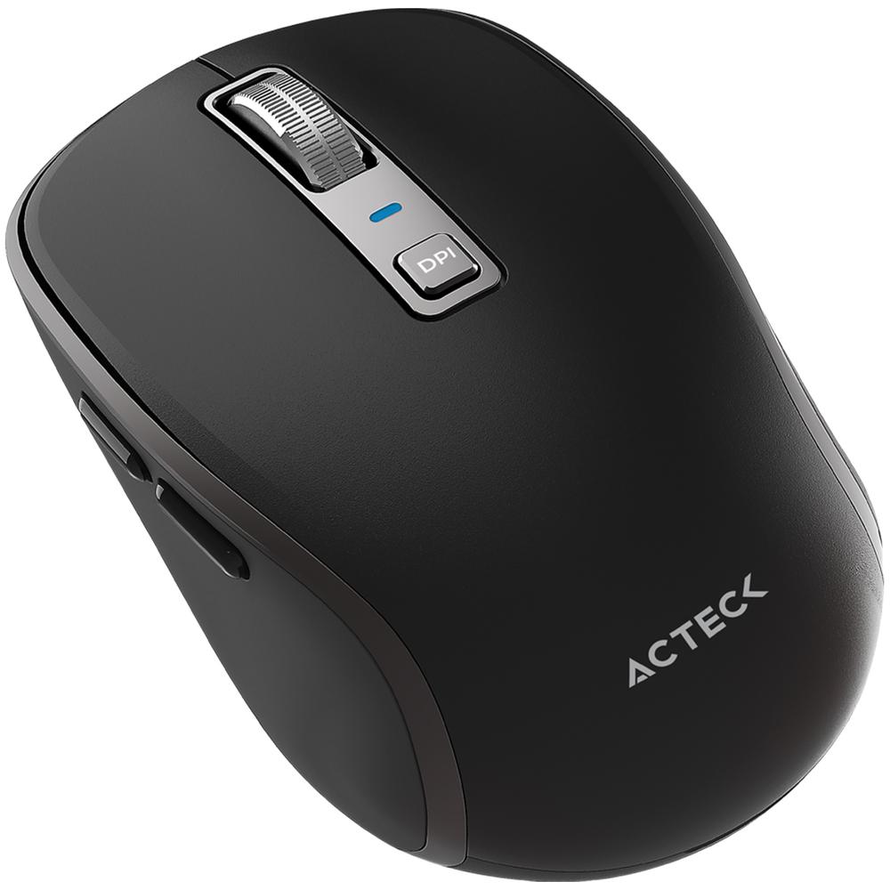 Foto 7 pulgar | Mouse Acteck Optimize Trip Pro Mi580 Inalambrico Usb 2.4 Ghz + Bt 1600dpi 6 Botones Ergonomico Negro