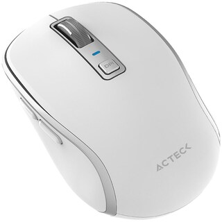 Foto 6 | Mouse Acteck Optimize Trip Pro Mi580 Inalambrico Usb 2.4 Ghz + Bt 1600dpi 6 Botones Ergonomico Blanco