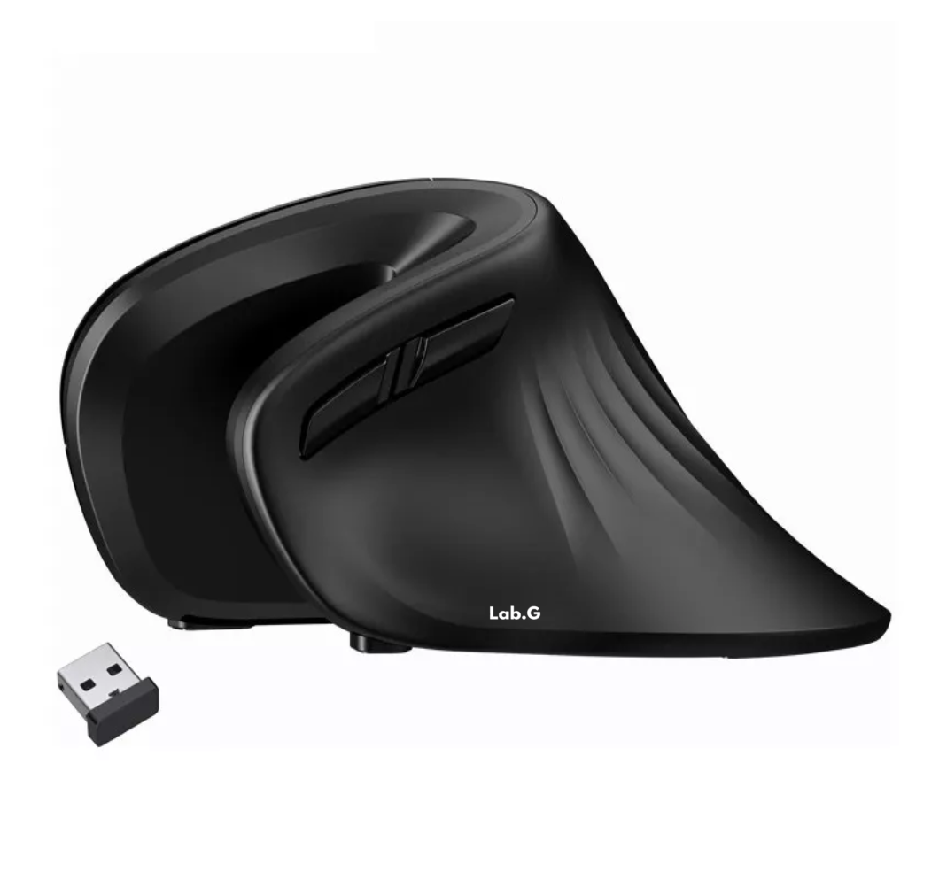 Ratón Inalámbrico Vertical Ergonómico Dareu De 2,4 G Negro