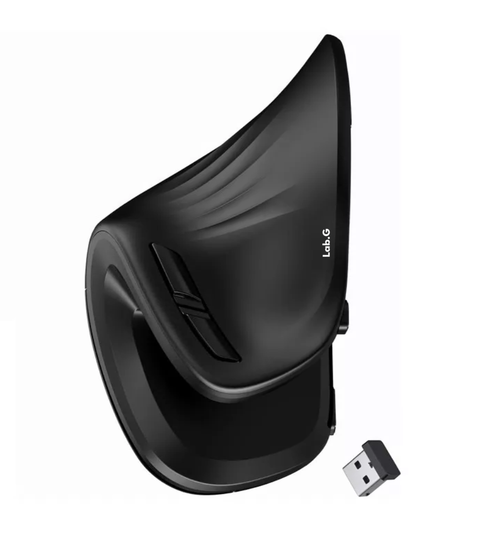 Foto 4 pulgar | Ratón Inalámbrico Vertical Ergonómico Dareu De 2,4 G Negro