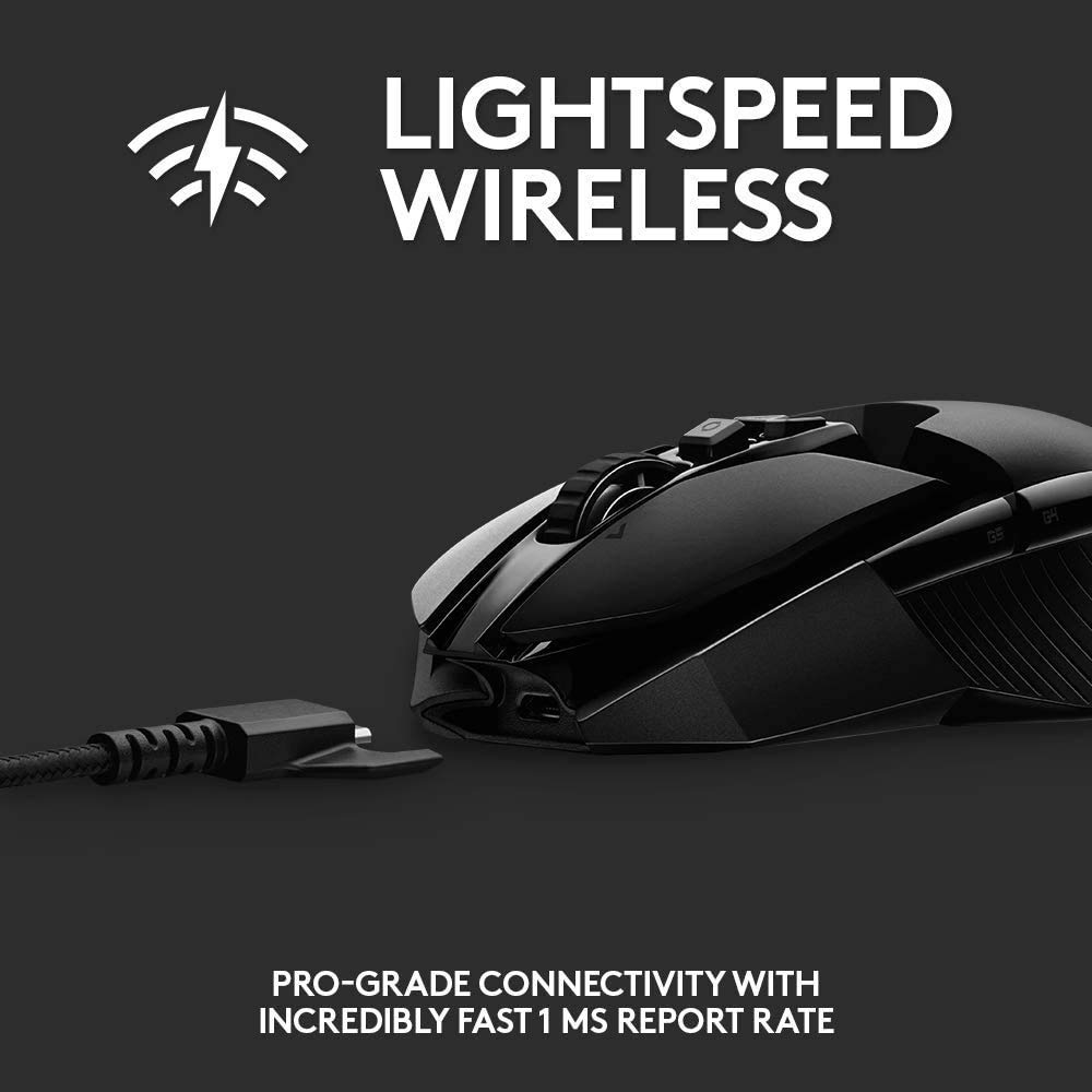 Foto 6 pulgar | Reacondicionado Ratón Para Juegos Logitech G903 Hero 16k Con Sensor Inalámbrico Renovado - Venta Internacional.