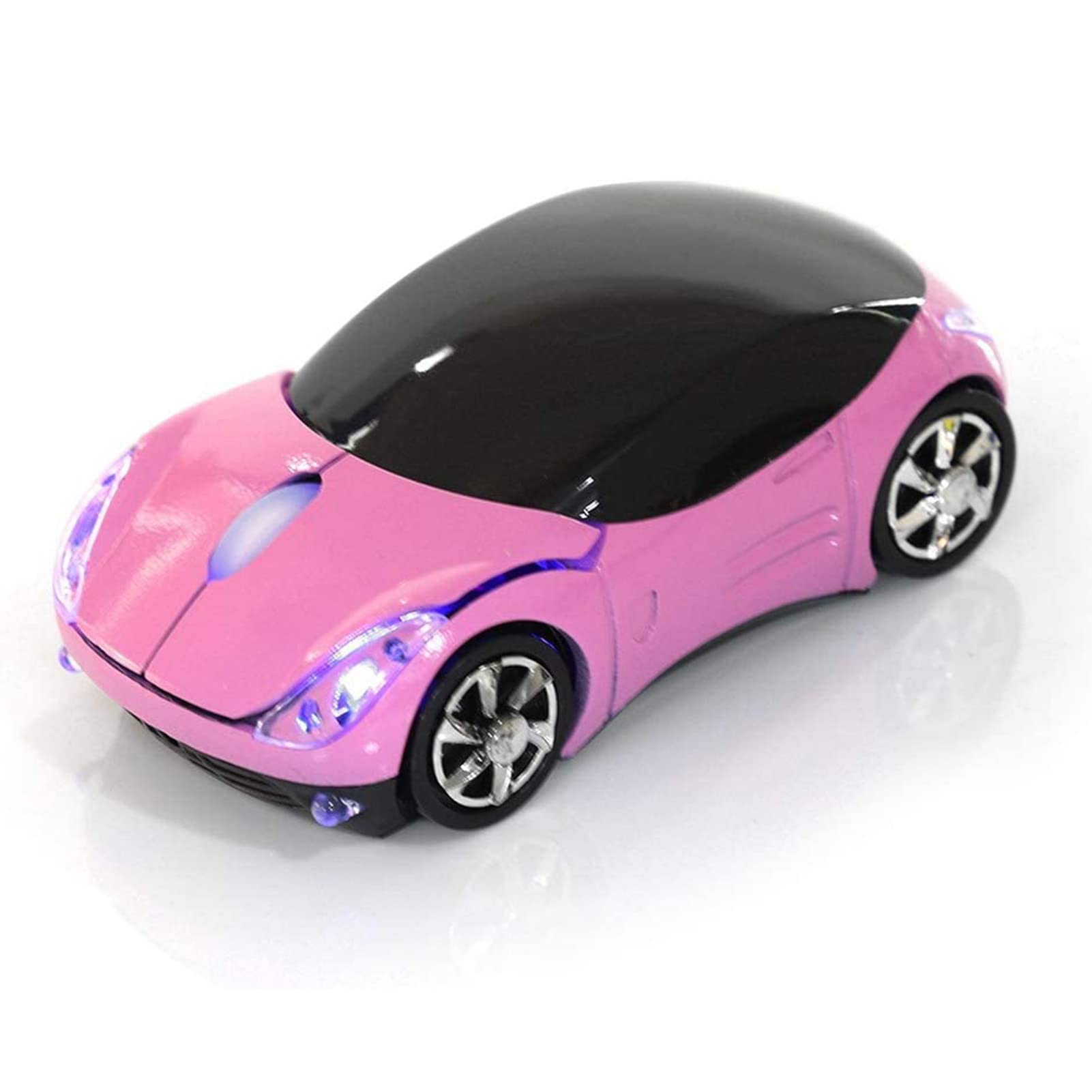 Ratón Inalámbrico Para Coche Ashata 2.4g 1600dpi Para Pc Portátil, Color Rosa - Venta Internacional.