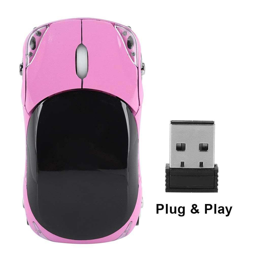 Foto 8 pulgar | Ratón Inalámbrico Para Coche Ashata 2.4g 1600dpi Para Pc Portátil, Color Rosa - Venta Internacional.