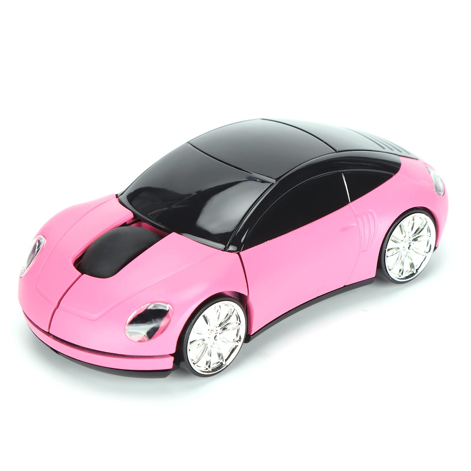 Ratón Inalámbrico Para Juegos Ashata 2.4 Ghz 3d Con Forma De Coche Deportivo Rosa - Venta Internacional.
