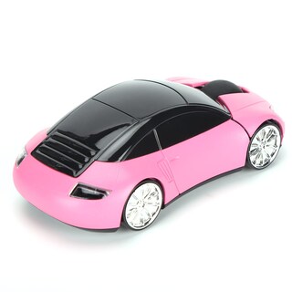 Foto 4 | Ratón Inalámbrico Para Juegos Ashata 2.4 Ghz 3d Con Forma De Coche Deportivo Rosa - Venta Internacional.