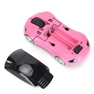 Foto 5 | Ratón Inalámbrico Para Juegos Ashata 2.4 Ghz 3d Con Forma De Coche Deportivo Rosa - Venta Internacional.