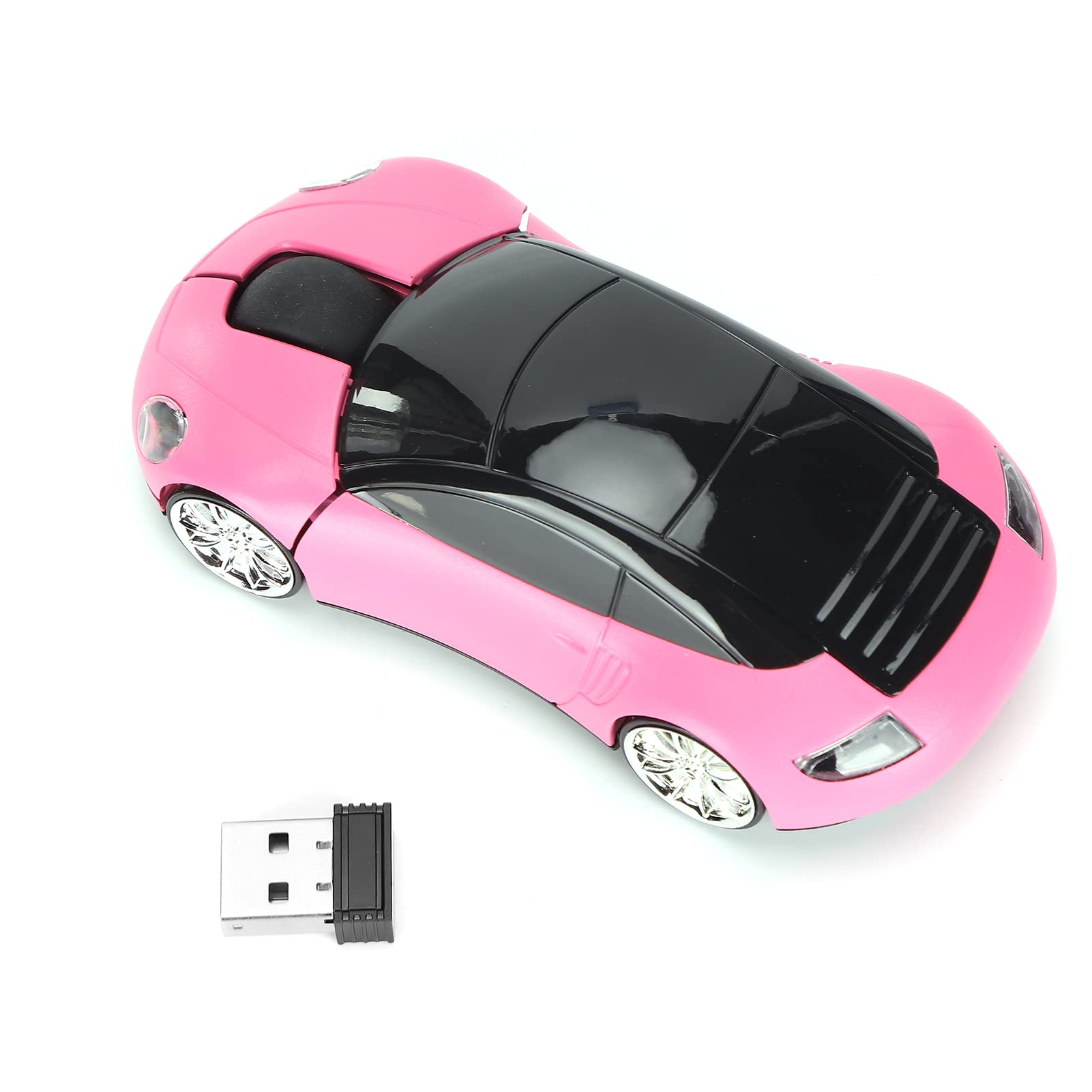 Foto 7 pulgar | Ratón Inalámbrico Para Juegos Ashata 2.4 Ghz 3d Con Forma De Coche Deportivo Rosa - Venta Internacional.
