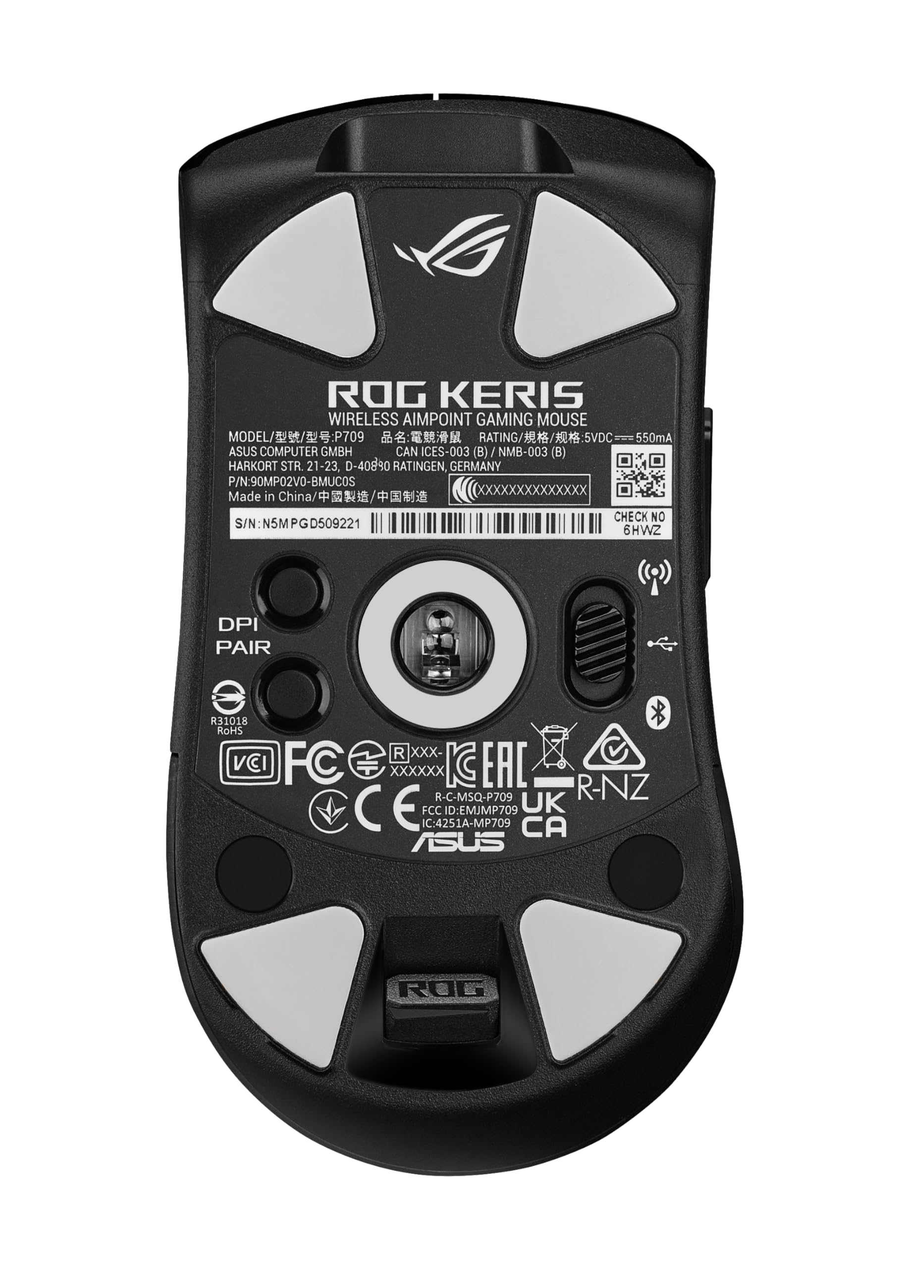 Foto 3 | Ratón Para Juegos Asus Rog Keris Wireless Aimpoint 36000 Dpi - Venta Internacional.