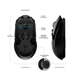 Foto 3 | Ratón Para Juegos Logitech G903 Lightspeed Con Powerplay Wireless - Venta Internacional.