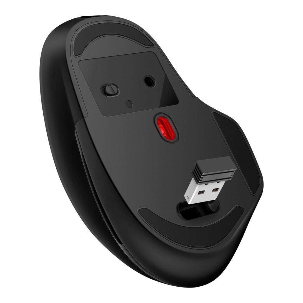 Foto 3 pulgar | Mouse Inalámbrico Ergonómico Con Batería Recargable 800 / 1200 / 1600 Dpi, Negro