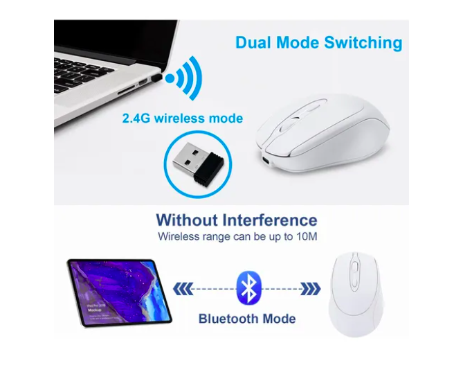 Foto 3 pulgar | Ratón Inalámbrico Xtellar Recargable Con Bluetooth Para Ordenador