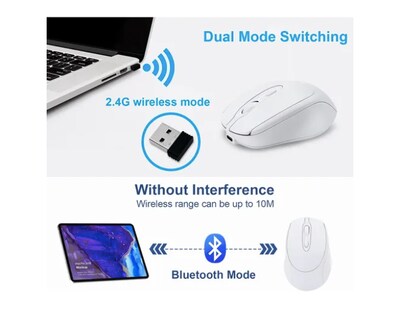 Foto 2 | Ratón Inalámbrico Xtellar Recargable Con Bluetooth Para Ordenador