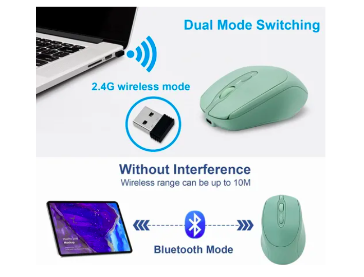 Foto 3 pulgar | Ratón Inalámbrico Xtellar Recargable Con Bluetooth Para Ordenador