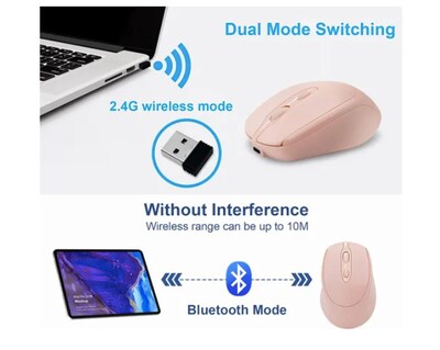 Foto 2 | Ratón Inalámbrico Xtellar Recargable Con Bluetooth Para Ordenador