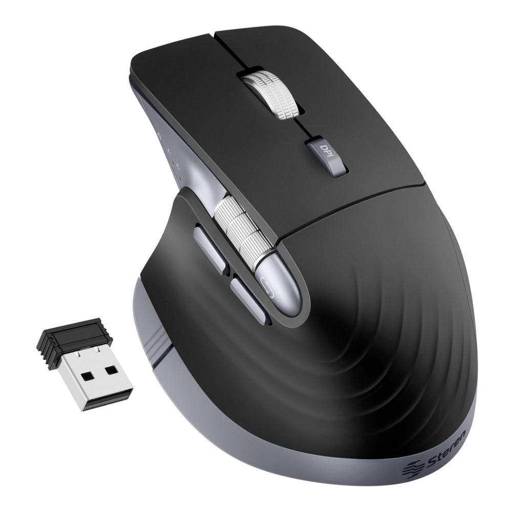 Foto 2 | Mouse Bluetooth / Rf  Multiequipo Con Batería Recargable  Ergonómico 1 000 / 1 600 / 2 400 / 3 200 D