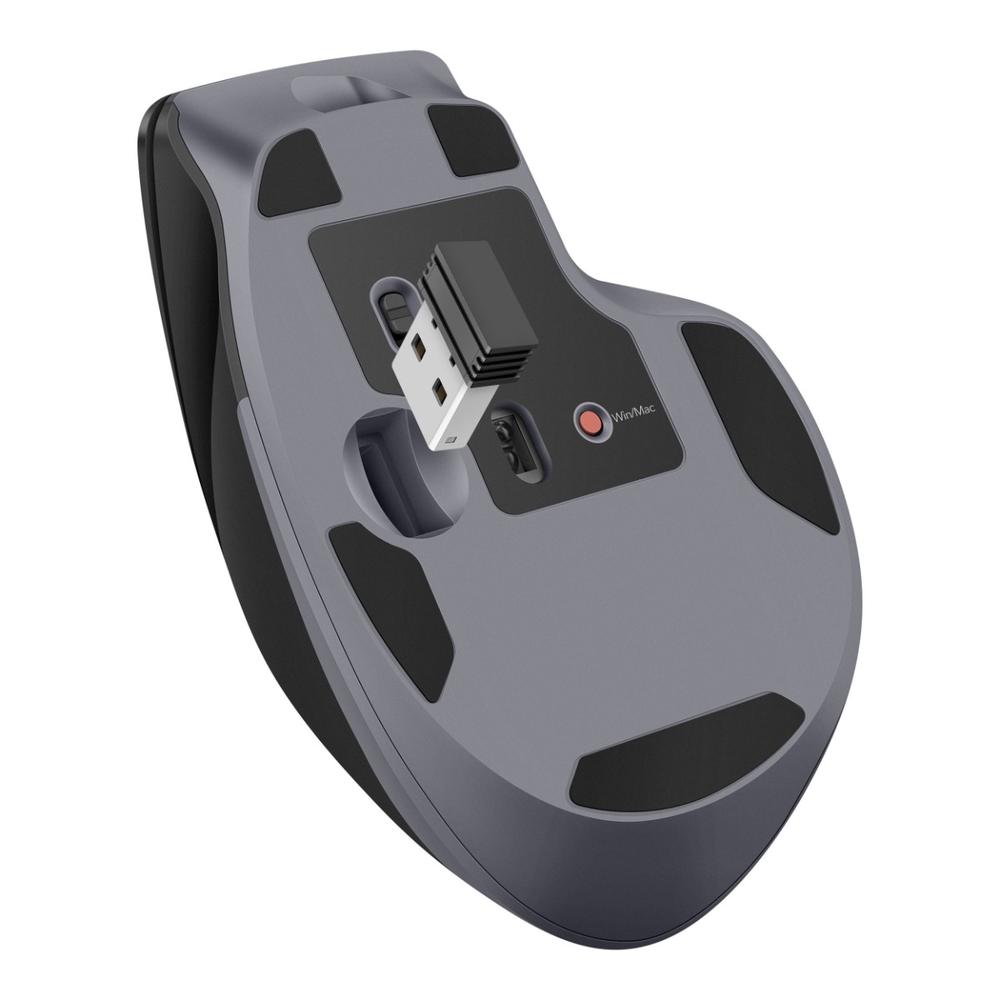 Foto 4 | Mouse Bluetooth / Rf  Multiequipo Con Batería Recargable  Ergonómico 1 000 / 1 600 / 2 400 / 3 200 D