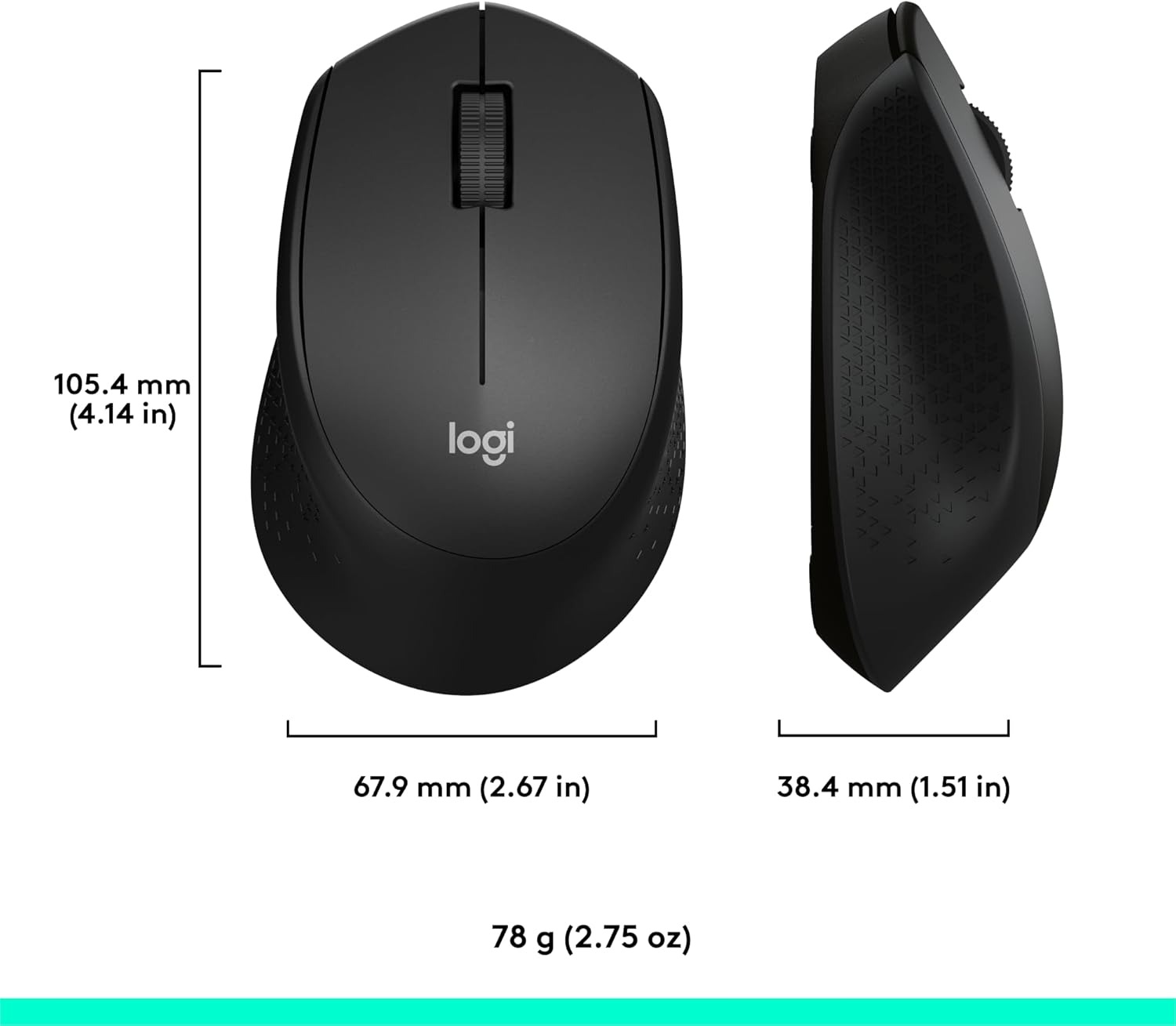 Foto 8 pulgar | Ratón Inalámbrico Logitech M330 Silent 2.4ghz Con Receptor Usb - Venta Internacional.