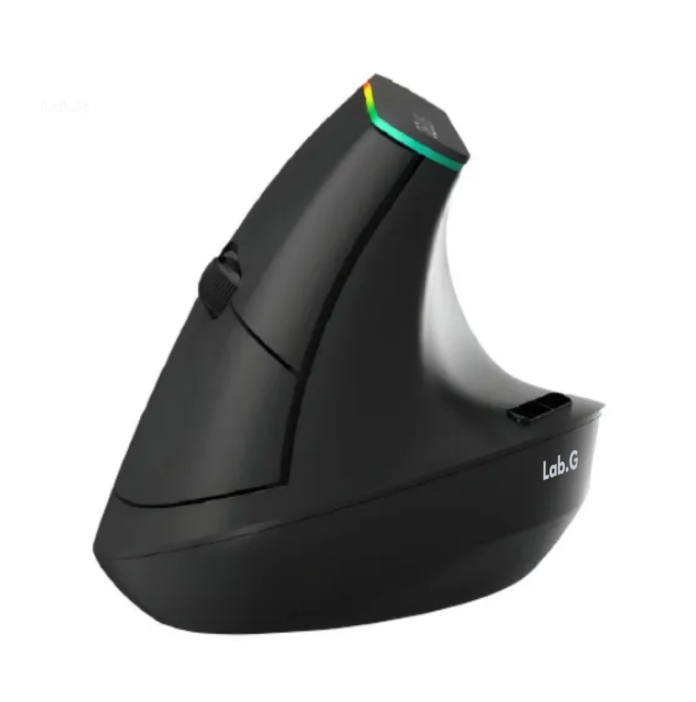 Mouse Vertical Inalámbrico Ratón Silencioso Ergonómico Negro