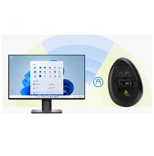 Foto 3 | Mouse Vertical Inalámbrico Ratón Silencioso Ergonómico Negro