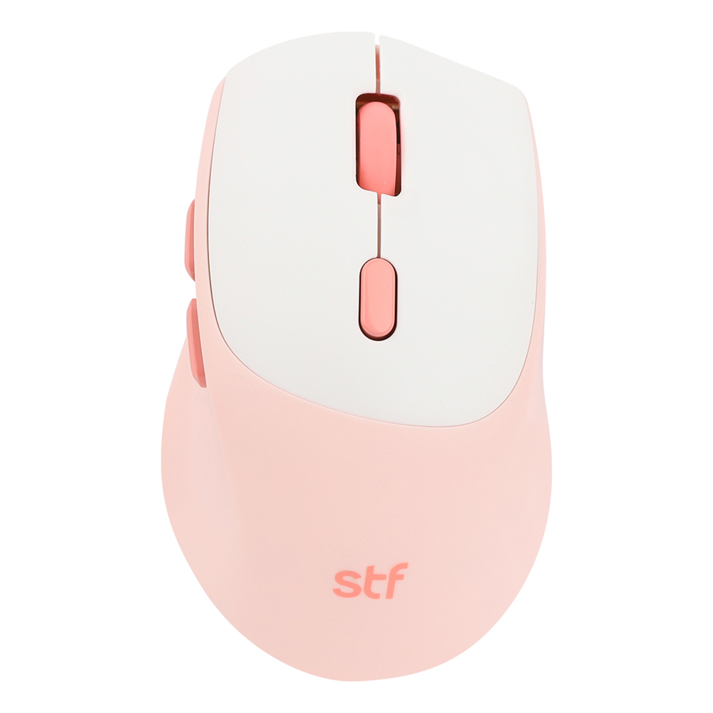 Foto 2 pulgar | Mouse Inalámbrico Viva Stf Con Función Dual Y Batería Recargable Color Rosa