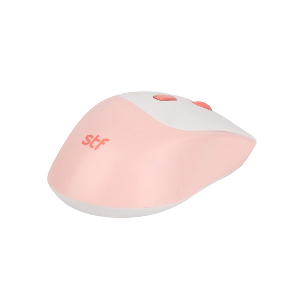 Foto 3 pulgar | Mouse Inalámbrico Viva Stf Con Función Dual Y Batería Recargable Color Rosa