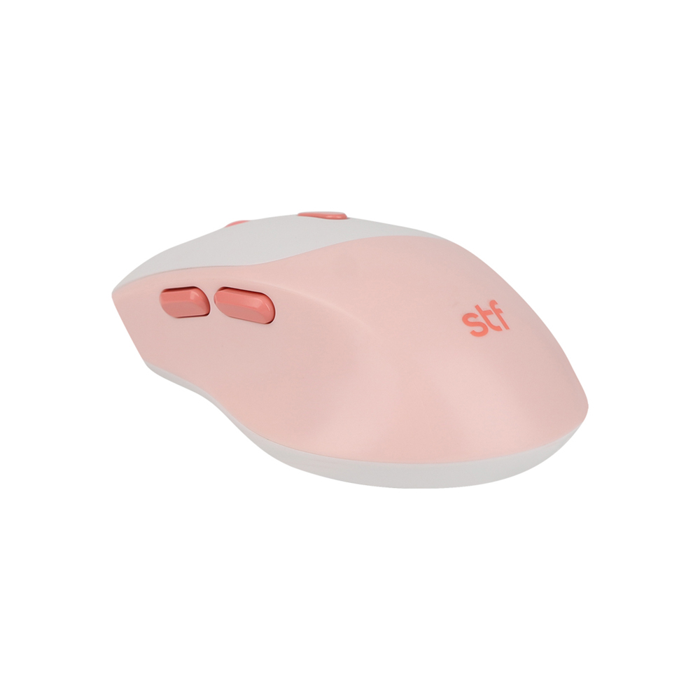 Foto 5 pulgar | Mouse Inalámbrico Viva Stf Con Función Dual Y Batería Recargable Color Rosa