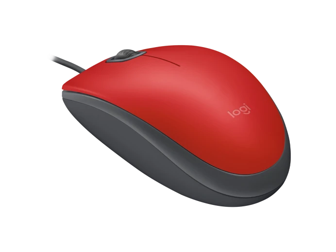 Foto 2 | Mouse Alambrico Rojo Logitech M110 Silent
