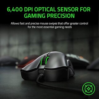 Foto 2 | Mouse Alámbrico Razer Negro