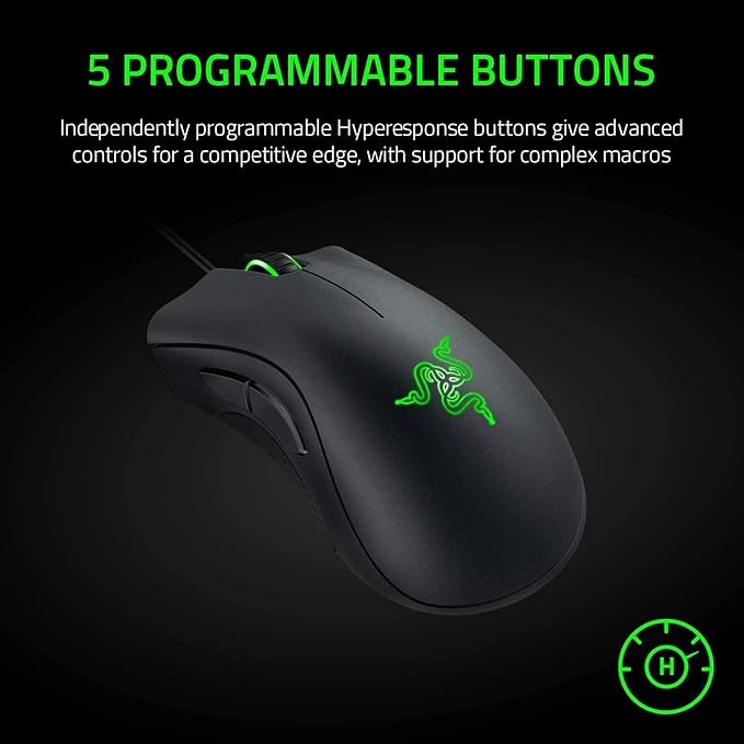 Foto 5 pulgar | Mouse Alámbrico Razer Negro