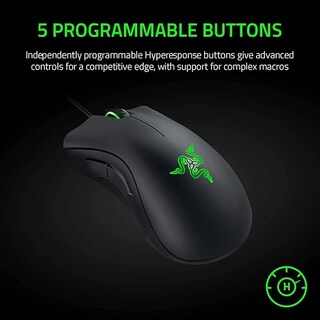 Foto 4 | Mouse Alámbrico Razer Negro