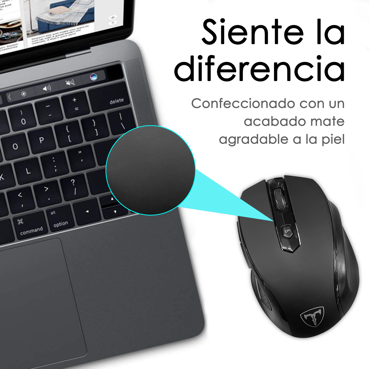 Foto 4 pulgar | Mouse Inalámbrico con Receptor USB Sangkee E10006 color Negro