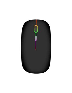 Foto 4 | Mouse Inalámbrico Usb Morgb-14 Rgb Color Negro