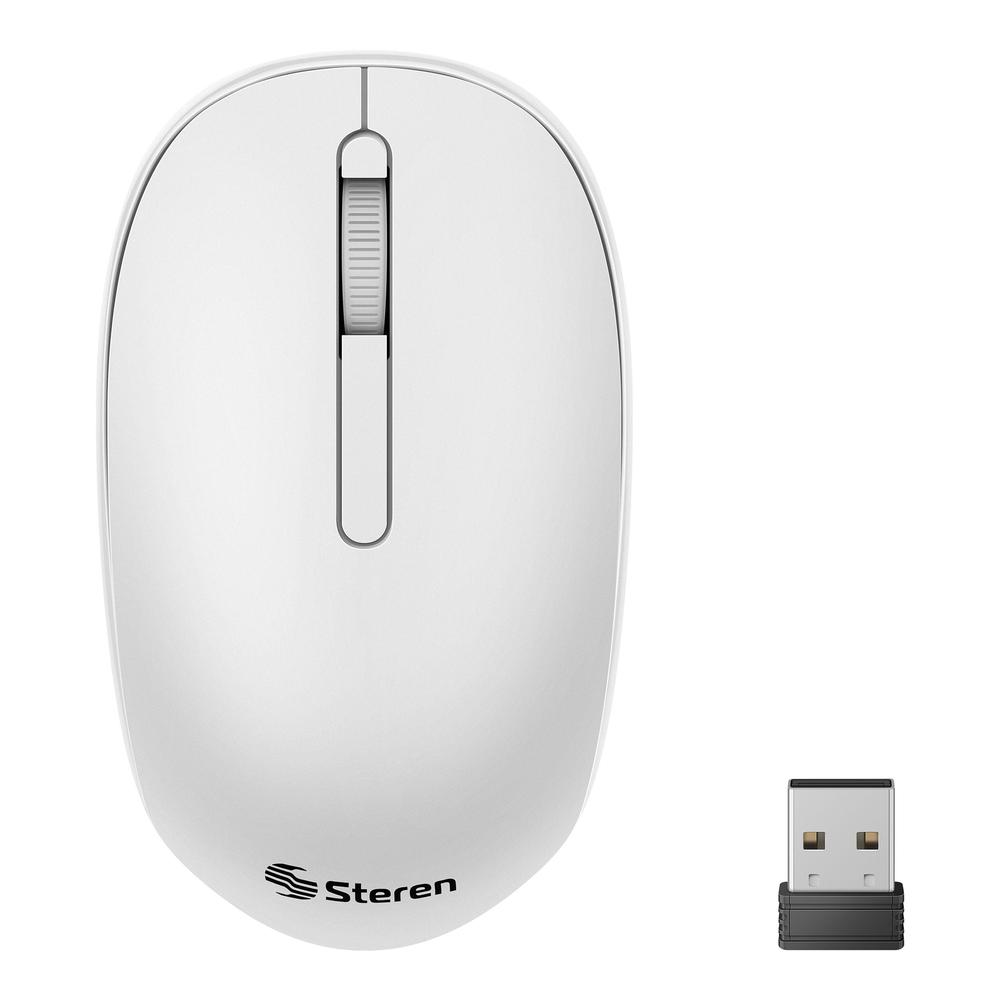 Mouse Bluetooth / Rf, Multiequipo 800 Dpi Color Blanco