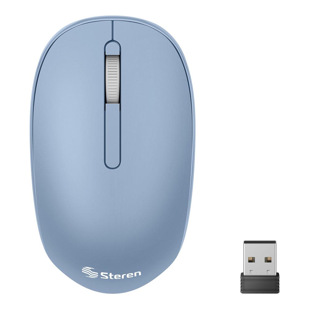 Mouse Bluetooth / Rf, Multiequipo 800 Dpi Color Azul