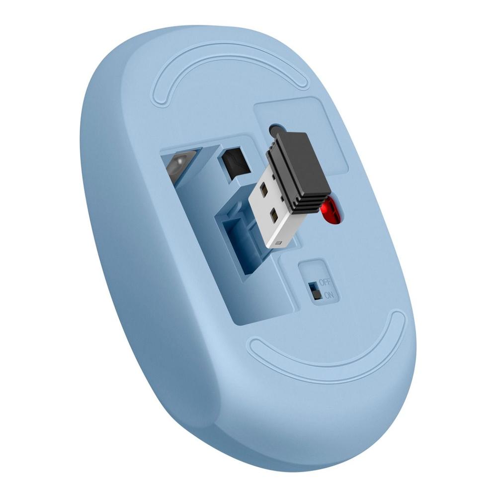 Foto 5 pulgar | Mouse Bluetooth / Rf, Multiequipo 800 Dpi Color Azul