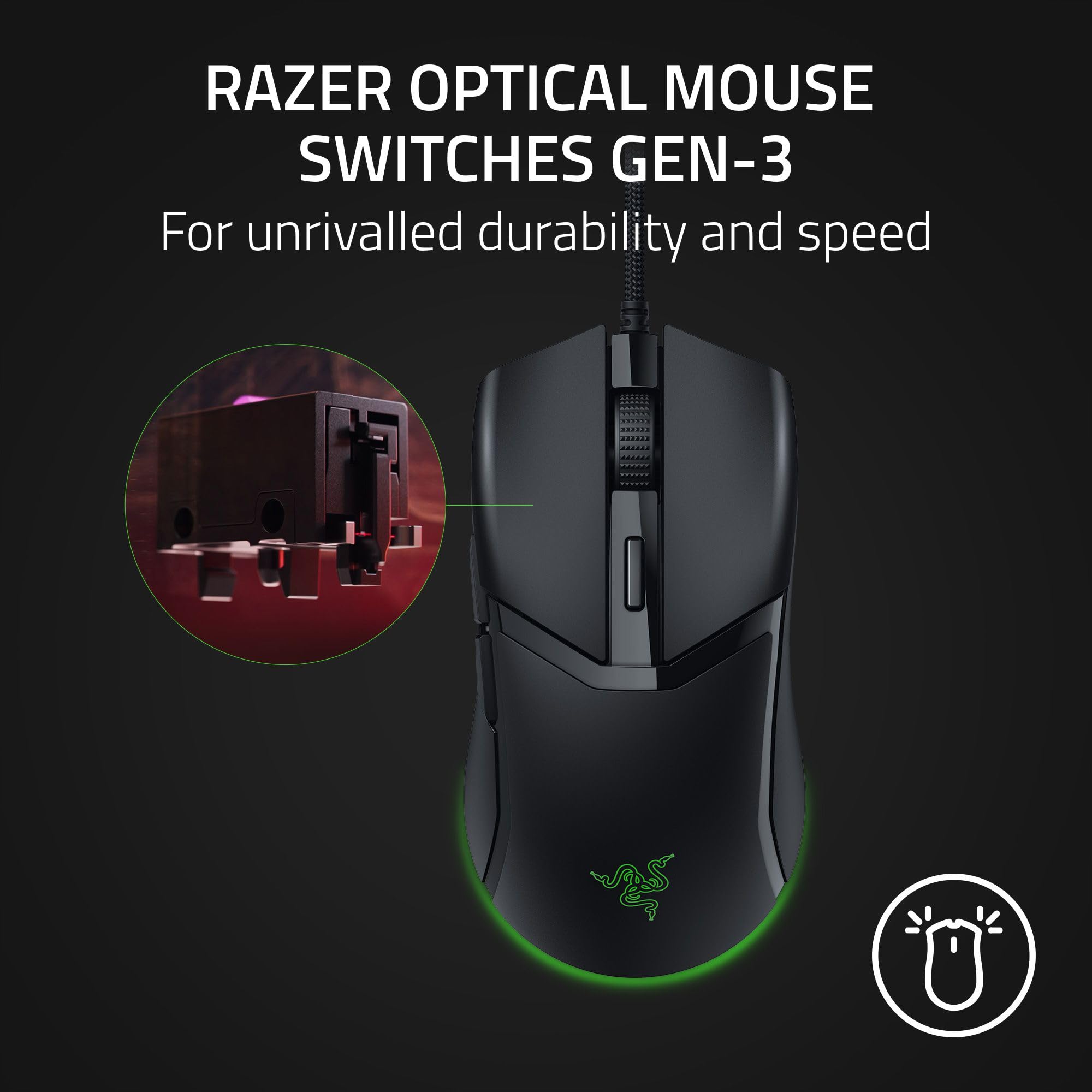 Foto 4 pulgar | Ratón Para Juegos Razer Cobra 58g 8500 Dpi Gen 3 Con Interruptores Ópticos - Venta Internacional.