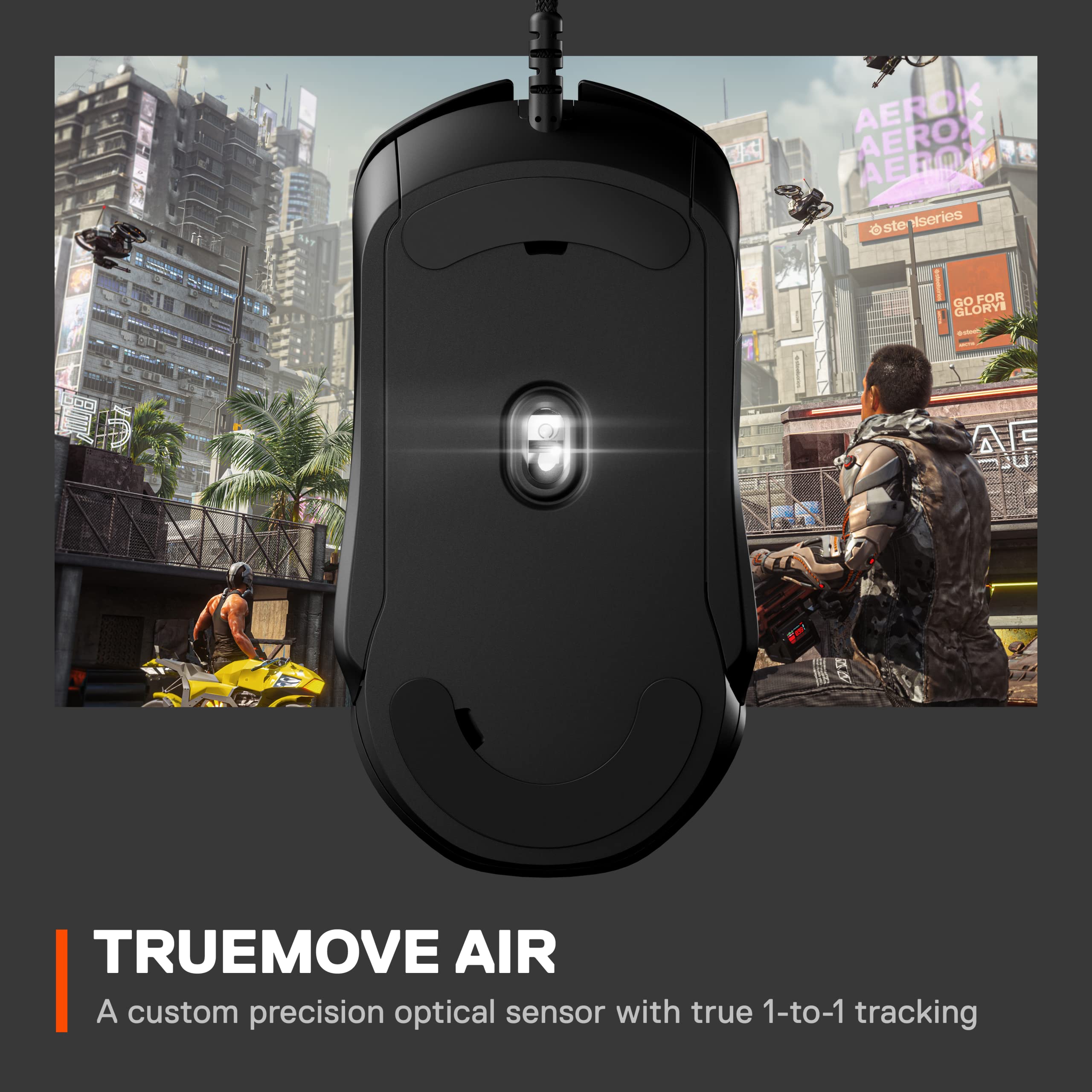 Foto 4 | Ratón Para Juegos Steelseries Rival 5 Con Sensor De 18.000 Cpi, Negro - Venta Internacional.