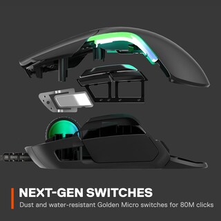 Foto 6 | Ratón Para Juegos Steelseries Rival 5 Con Sensor De 18.000 Cpi, Negro - Venta Internacional.