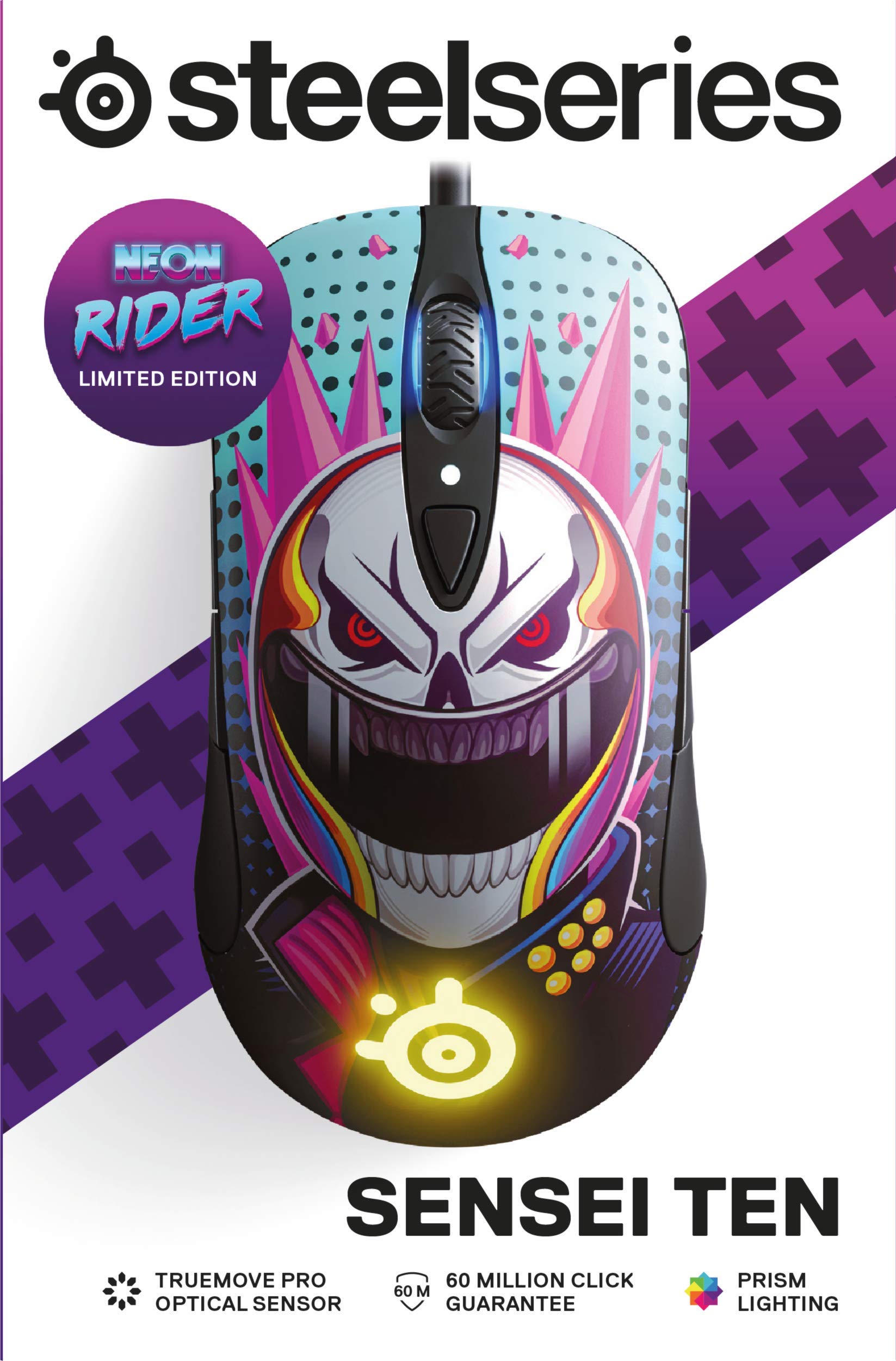 Foto 7 pulgar | Ratón Para Juegos Steelseries Sensei Ten Neon Rider Edition - Venta Internacional.