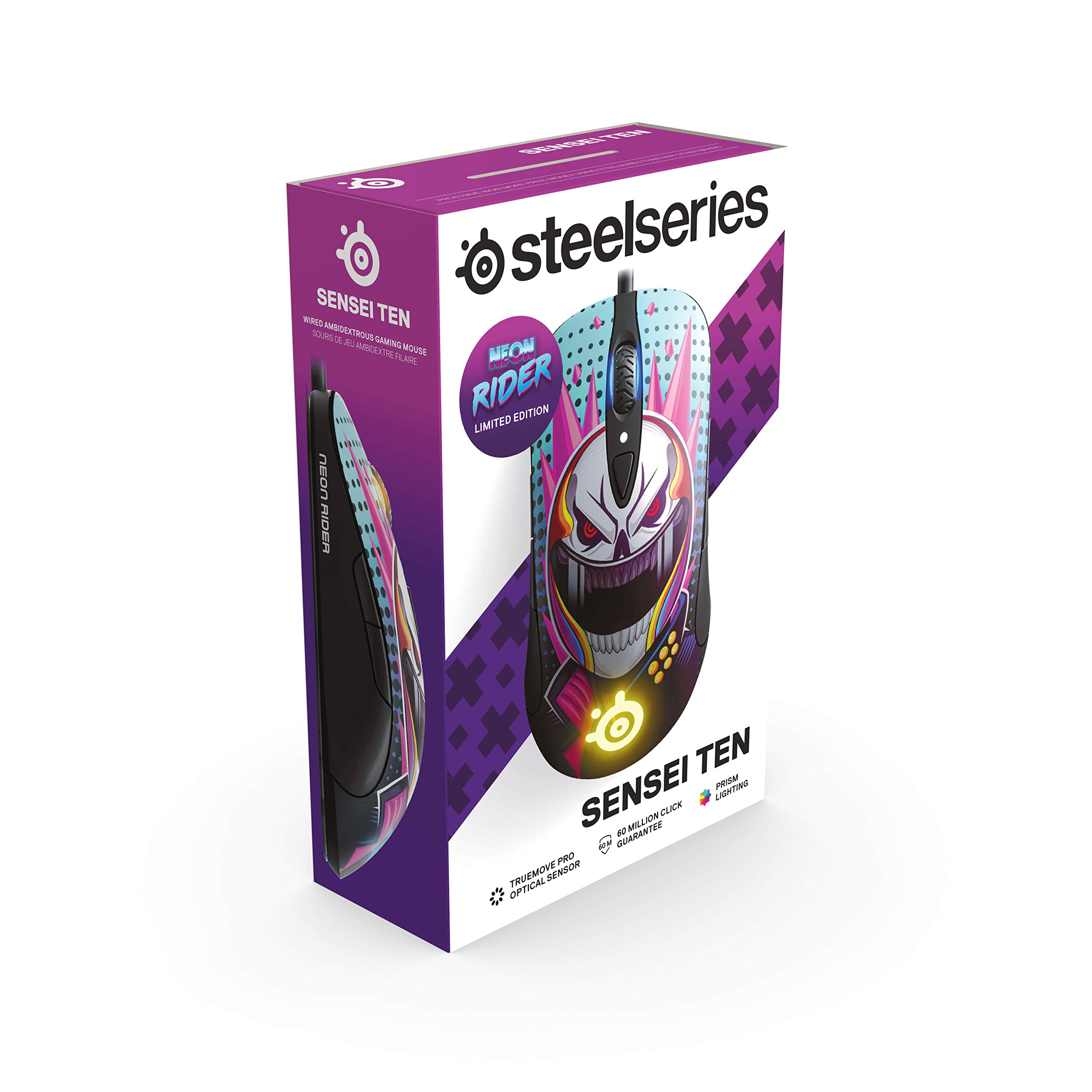 Foto 8 pulgar | Ratón Para Juegos Steelseries Sensei Ten Neon Rider Edition - Venta Internacional.