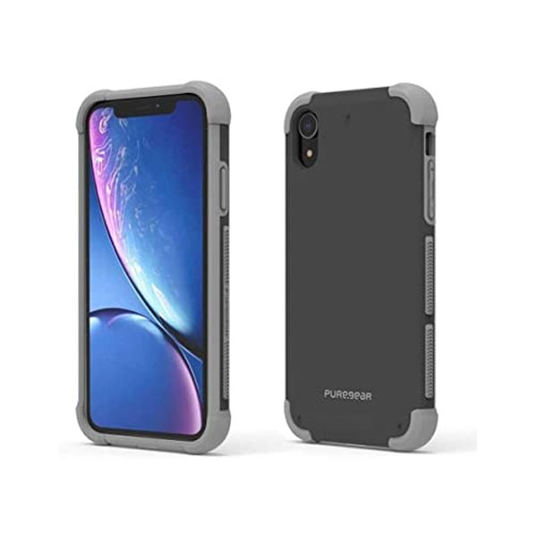 Funda PureGear Dualtek para iPhone XR Uso Rudo color Negro