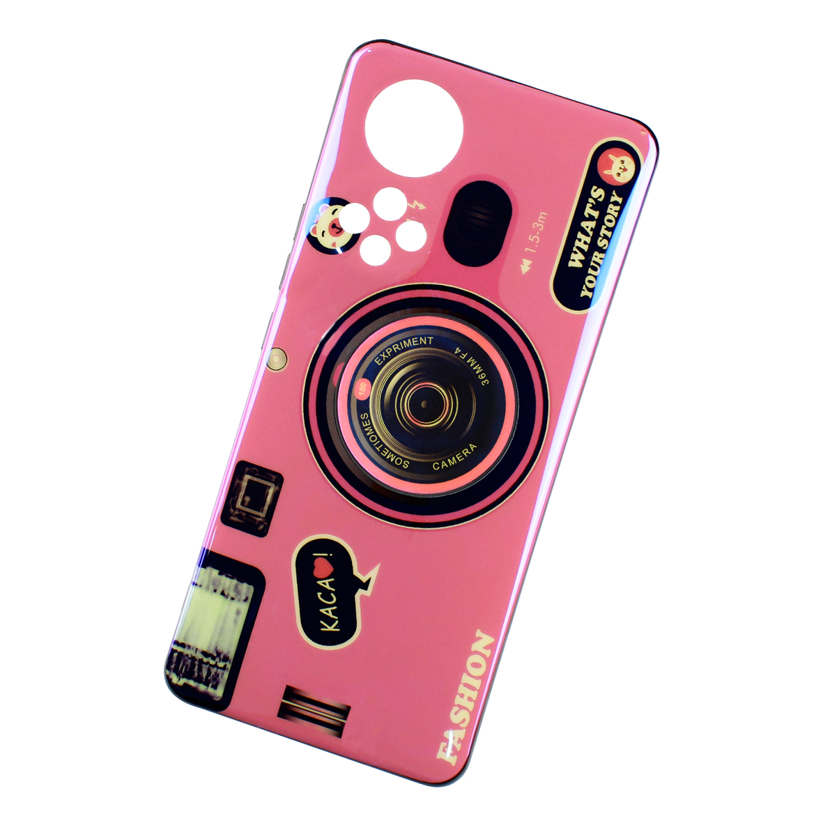 Foto 2 pulgar | Funda Triche para Huawei Nova 9 Diseño Cámara Vintage color Rosa