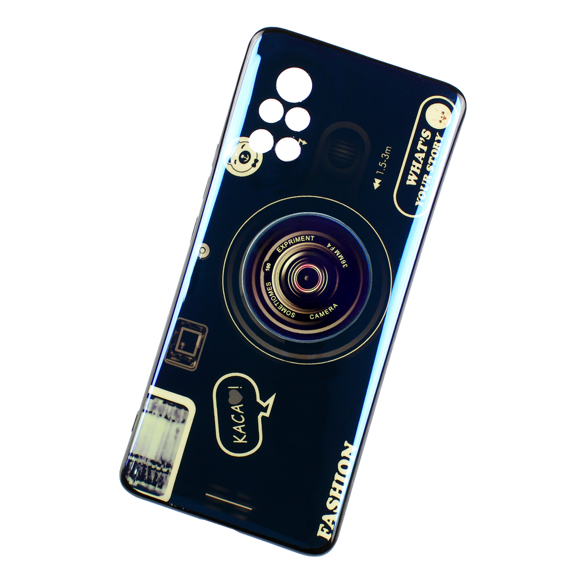 Foto 2 pulgar | Funda Triche para Huawei Nova 8 Diseño Cámara Vintage color Negro